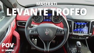 Maserati Levante Trofeo | POV | مازيراتي ليفانتي تروفيو Maserati Levante Trofeo | POV | مازيراتي ليفانتي تروفيو