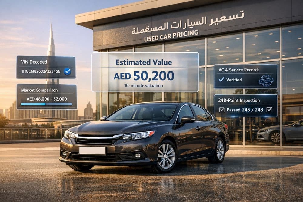 Used Car Pricing UAE: How to Value a Car in 10 Minutes (and negotiate without guessing) Used Car Pricing UAE: How to Value a Car in 10 Minutes (and negotiate without guessing) 