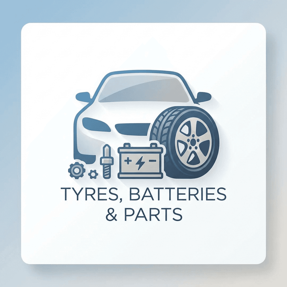 Car Tyres, Batteries & parts provided by Land Rover Oman