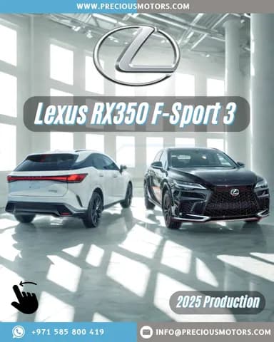 الجديد لكزس RX 350 2025 الجديد لكزس RX 350 2025 used_cars.forSale
