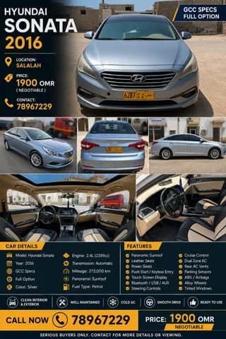 Used Hyundai Sonata 2.4L Top 2016